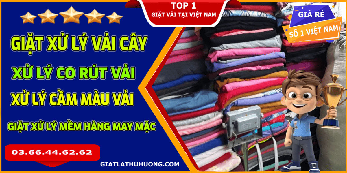 Dịch vụ xử lý cầm màu vải chuyên nghiệp