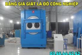 Bảng giá giặt là đồ công nghiệp