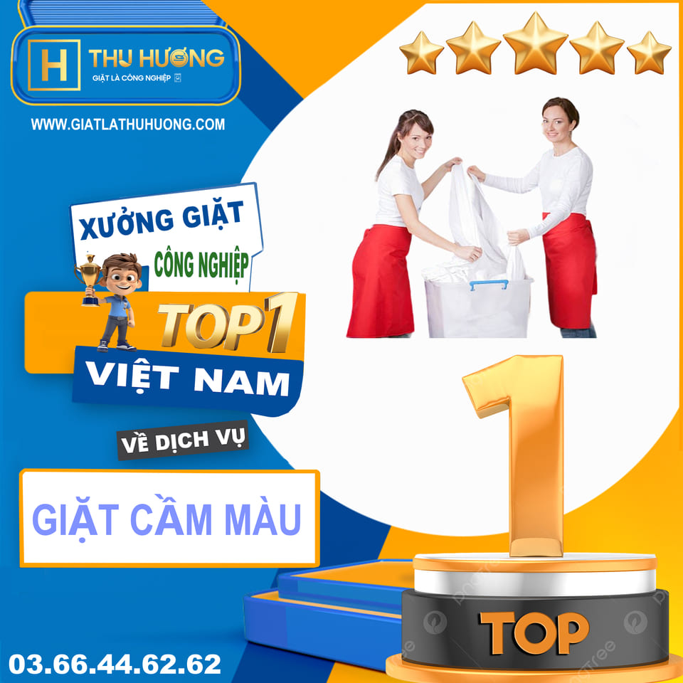 Quy trình giặt cầm màu chuyên nghiệp tại Giặt Là Thu Hương, giúp giữ màu sắc bền lâu cho quần áo