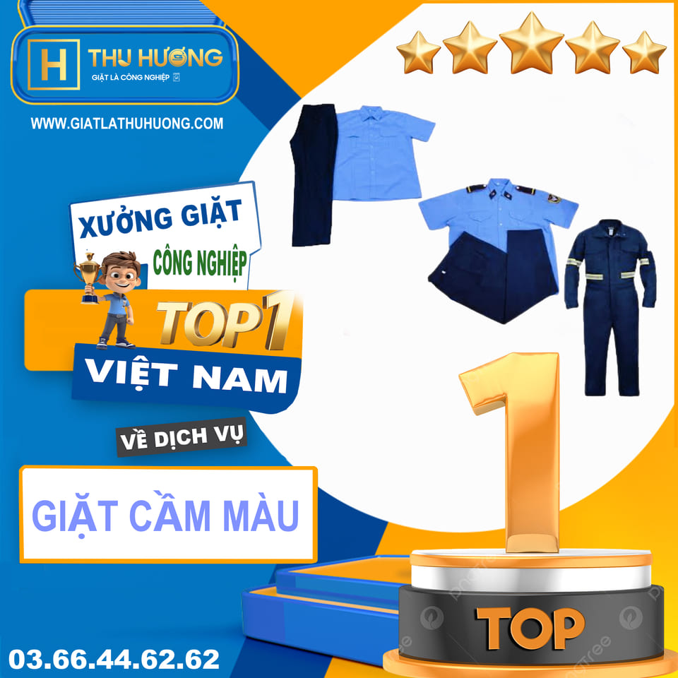 Dịch vụ giặt cầm màu giúp quần áo giữ màu sắc tươi sáng và bền lâu tại Giặt Là Thu Hương