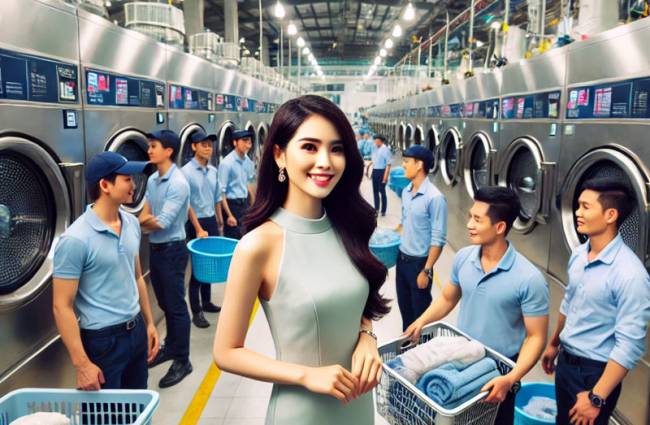 Dịch vụ giặt là trường học