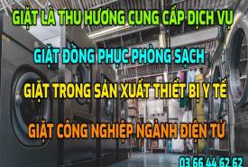 Dịch vụ giặt là quần áo phòng sạch