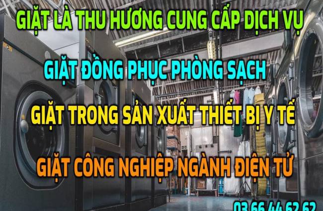 Dịch vụ giặt là quần áo phòng sạch