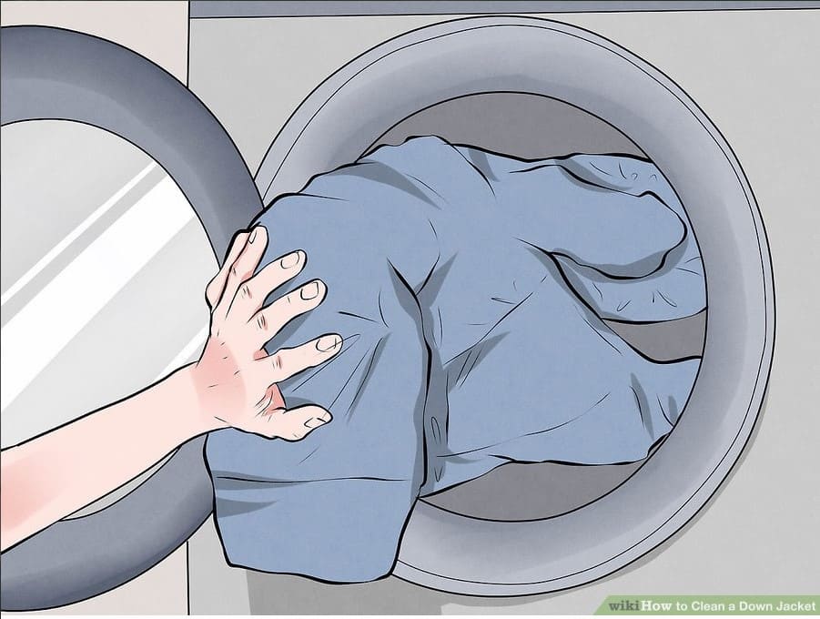 cách giặt áo lông vũ bằng máy giặt